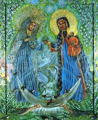 Blessed Virgin Mary of Czestochowa and Our Lady of Ostrabrama