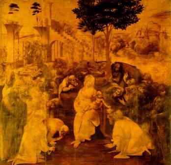 Adoration of the Magi, daVinci