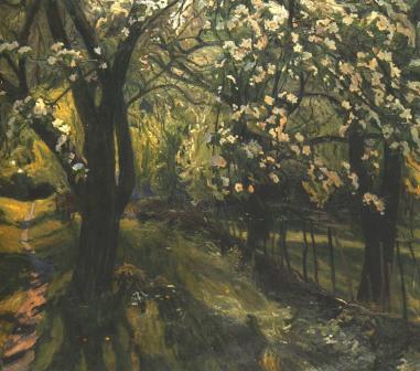 Stanislaw Kamocki, Blossoming Apple Tree, 1906, Lviv Art Gallery, Lviv, Ukraine