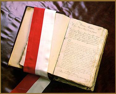 The handwritten original of the Constitution of May 3, 1791