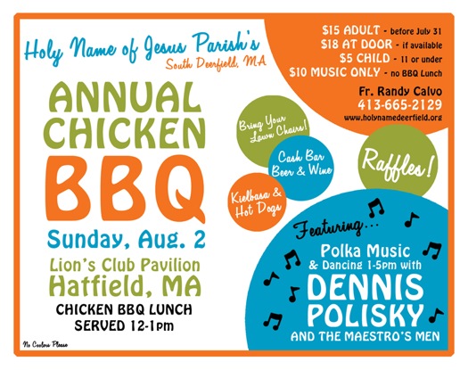 Chicken BBQ - Holy Name Parish, South Deerfield, MA