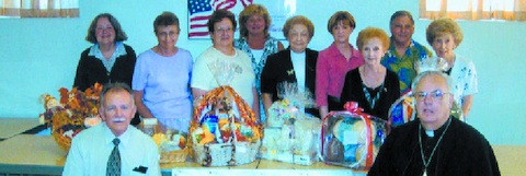 Some committee members from left, seated, are: Joseph Compton, chairman; and the Very Rev. Thaddeus Dymkowski, pastor. Standing: Cathy Morgan; Debbie Zlotnicki; Jodie Januszko; Sandy Jackson; Dolores Wodarczyk; Marion Ritsick; Arline Rosenko; Joseph Ritsick; and Martha Karweta. 