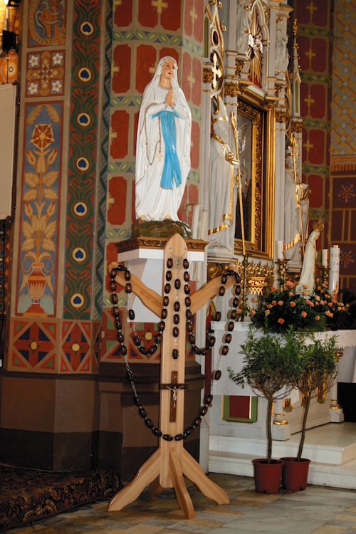 The Holy Rosary at the Church of St. Michael the Archangel in Kalisz, Poland