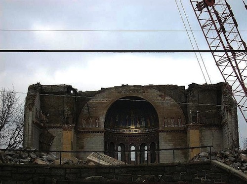 Destruction of Transfiguration church, Philadelphia, PA