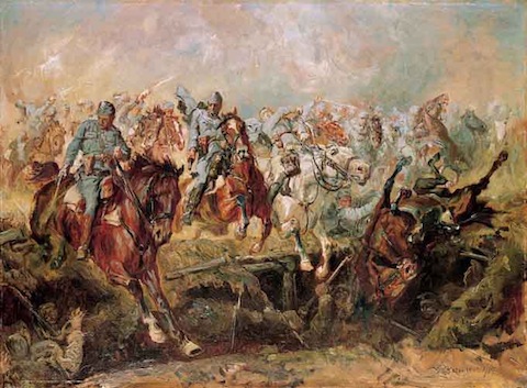 The Charge at Rokitna by Stanislaw Kaczor-Batowski